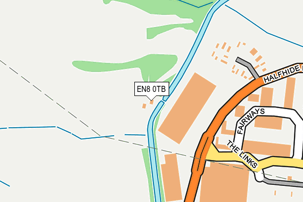 EN8 0TB map - OS OpenMap – Local (Ordnance Survey) EN8 0TB map - OS OpenMap – Local (Ordnance Survey)