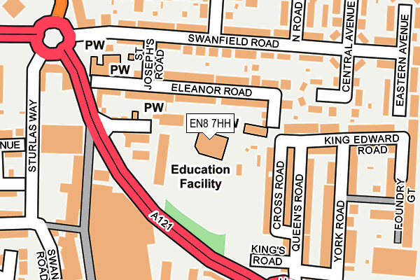 EN8 7HH map - OS OpenMap – Local (Ordnance Survey) EN8 7HH map - OS OpenMap – Local (Ordnance Survey)