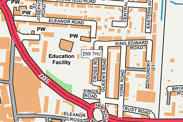 EN8 7HU map - OS OpenMap – Local (Ordnance Survey) EN8 7HU map - OS OpenMap – Local (Ordnance Survey)