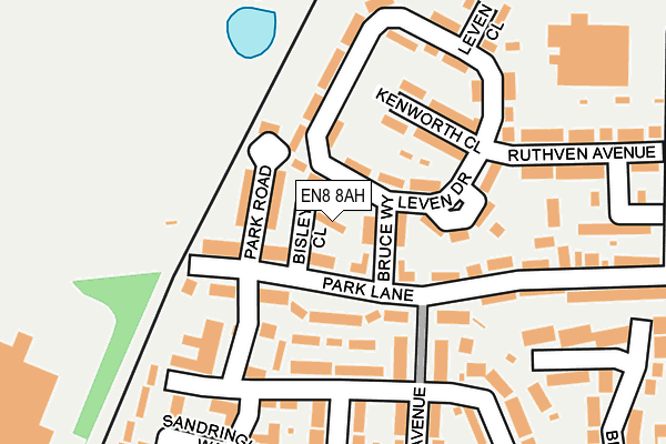 EN8 8AH map - OS OpenMap – Local (Ordnance Survey) EN8 8AH map - OS OpenMap – Local (Ordnance Survey)