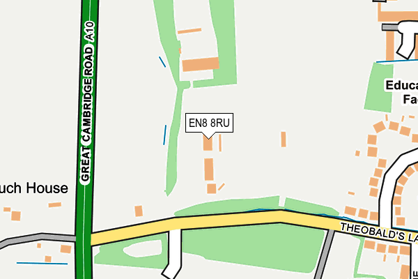 EN8 8RU map - OS OpenMap – Local (Ordnance Survey) EN8 8RU map - OS OpenMap – Local (Ordnance Survey)