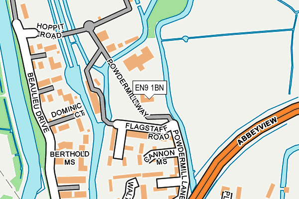 EN9 1BN map - OS OpenMap – Local (Ordnance Survey) EN9 1BN map - OS OpenMap – Local (Ordnance Survey)
