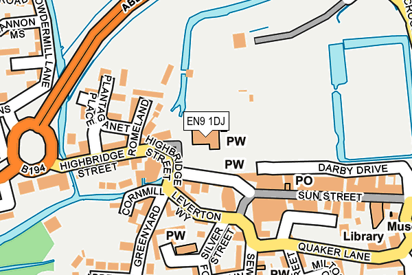 EN9 1DJ map - OS OpenMap – Local (Ordnance Survey) EN9 1DJ map - OS OpenMap – Local (Ordnance Survey)