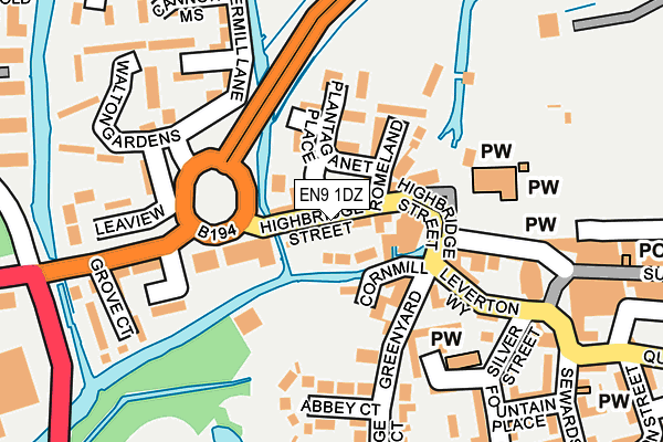 EN9 1DZ map - OS OpenMap – Local (Ordnance Survey) EN9 1DZ map - OS OpenMap – Local (Ordnance Survey)