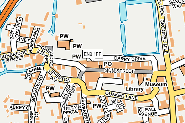 EN9 1FF map - OS OpenMap – Local (Ordnance Survey) EN9 1FF map - OS OpenMap – Local (Ordnance Survey)