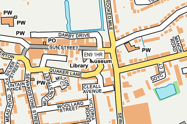 EN9 1HR map - OS OpenMap – Local (Ordnance Survey) EN9 1HR map - OS OpenMap – Local (Ordnance Survey)
