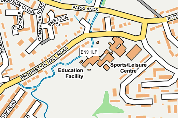 EN9 1LF map - OS OpenMap – Local (Ordnance Survey) EN9 1LF map - OS OpenMap – Local (Ordnance Survey)