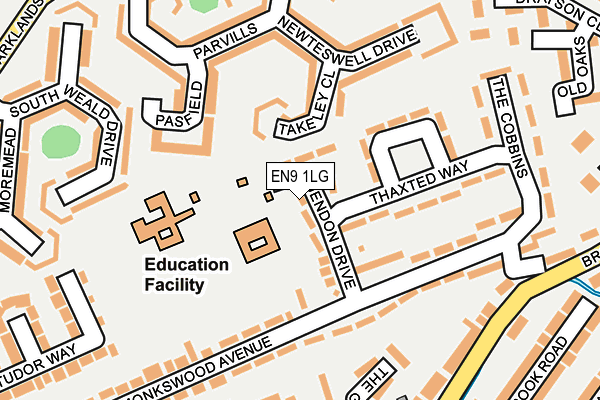 EN9 1LG map - OS OpenMap – Local (Ordnance Survey) EN9 1LG map - OS OpenMap – Local (Ordnance Survey)