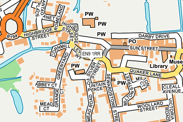 EN9 1RR map - OS OpenMap – Local (Ordnance Survey) EN9 1RR map - OS OpenMap – Local (Ordnance Survey)