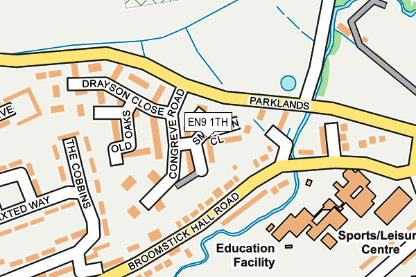 EN9 1TH map - OS OpenMap – Local (Ordnance Survey) EN9 1TH map - OS OpenMap – Local (Ordnance Survey)