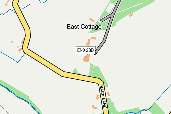 EN9 2BD map - OS OpenMap – Local (Ordnance Survey) EN9 2BD map - OS OpenMap – Local (Ordnance Survey)
