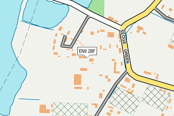 EN9 2BF map - OS OpenMap – Local (Ordnance Survey) EN9 2BF map - OS OpenMap – Local (Ordnance Survey)