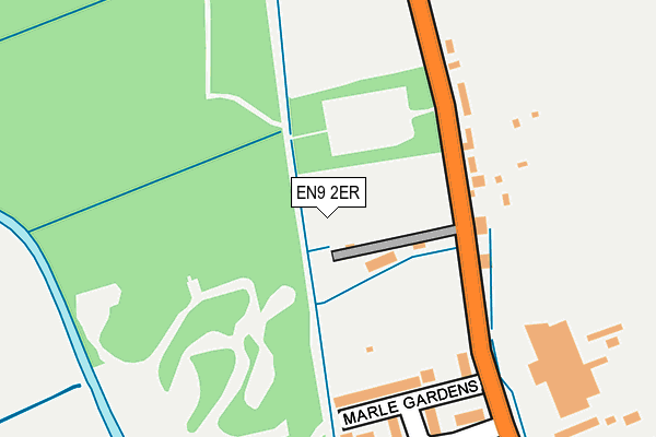EN9 2ER map - OS OpenMap – Local (Ordnance Survey) EN9 2ER map - OS OpenMap – Local (Ordnance Survey)