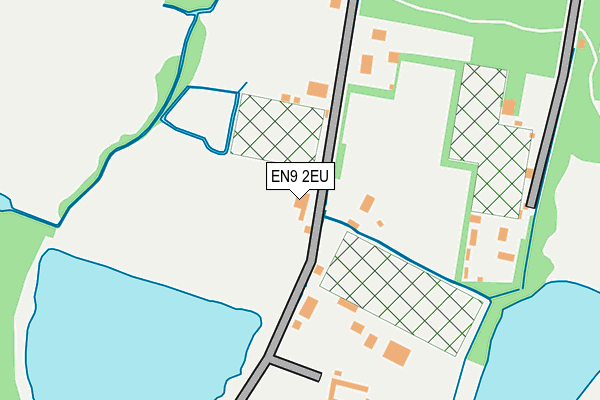 EN9 2EU map - OS OpenMap – Local (Ordnance Survey) EN9 2EU map - OS OpenMap – Local (Ordnance Survey)