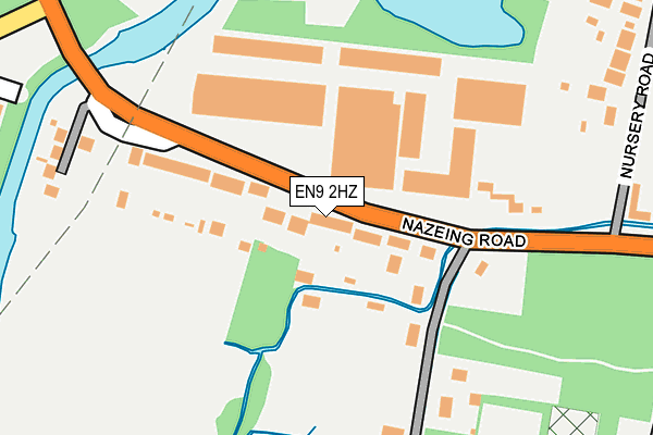 EN9 2HZ map - OS OpenMap – Local (Ordnance Survey) EN9 2HZ map - OS OpenMap – Local (Ordnance Survey)