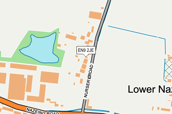 EN9 2JE map - OS OpenMap – Local (Ordnance Survey) EN9 2JE map - OS OpenMap – Local (Ordnance Survey)