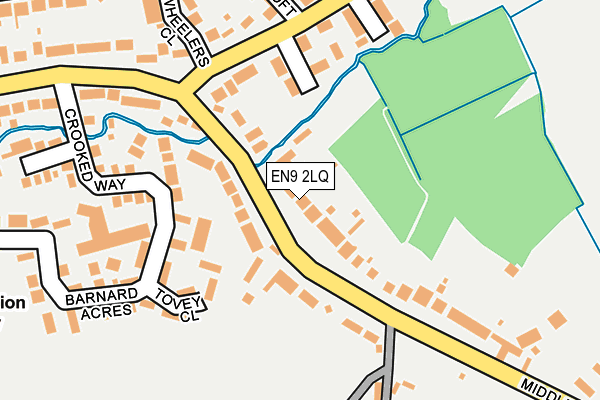 EN9 2LQ map - OS OpenMap – Local (Ordnance Survey) EN9 2LQ map - OS OpenMap – Local (Ordnance Survey)