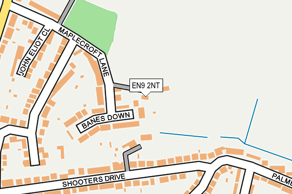 EN9 2NT map - OS OpenMap – Local (Ordnance Survey) EN9 2NT map - OS OpenMap – Local (Ordnance Survey)