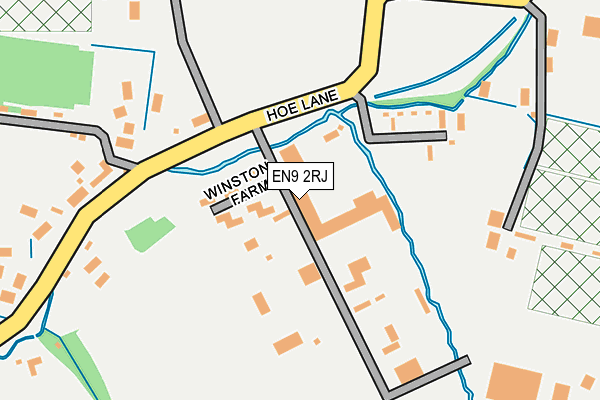 EN9 2RJ map - OS OpenMap – Local (Ordnance Survey) EN9 2RJ map - OS OpenMap – Local (Ordnance Survey)