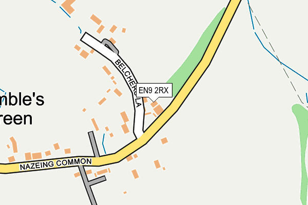 EN9 2RX map - OS OpenMap – Local (Ordnance Survey) EN9 2RX map - OS OpenMap – Local (Ordnance Survey)