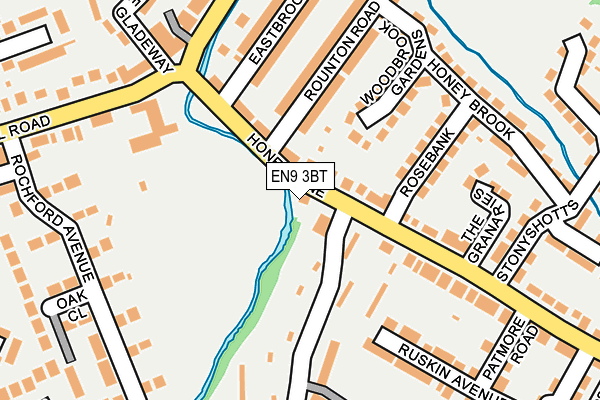 EN9 3BT map - OS OpenMap – Local (Ordnance Survey) EN9 3BT map - OS OpenMap – Local (Ordnance Survey)
