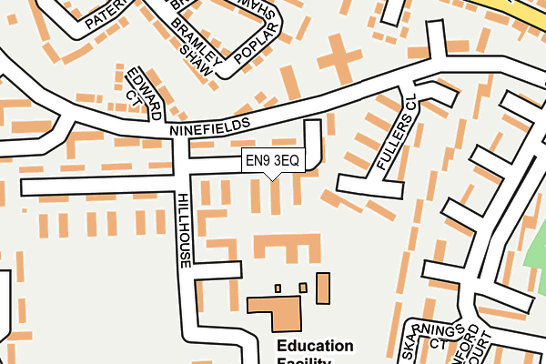 EN9 3EQ map - OS OpenMap – Local (Ordnance Survey) EN9 3EQ map - OS OpenMap – Local (Ordnance Survey)