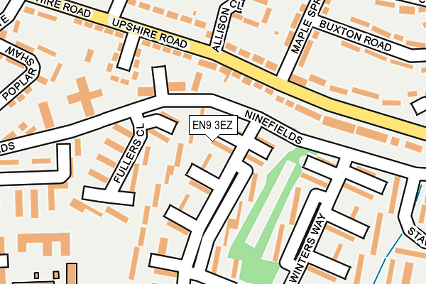 EN9 3EZ map - OS OpenMap – Local (Ordnance Survey) EN9 3EZ map - OS OpenMap – Local (Ordnance Survey)
