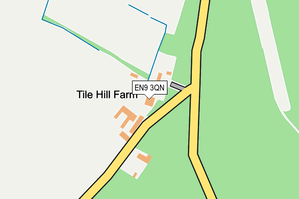 EN9 3QN map - OS OpenMap – Local (Ordnance Survey) EN9 3QN map - OS OpenMap – Local (Ordnance Survey)