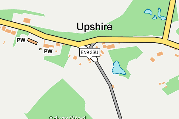 EN9 3SU map - OS OpenMap – Local (Ordnance Survey) EN9 3SU map - OS OpenMap – Local (Ordnance Survey)