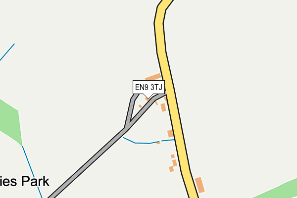 EN9 3TJ map - OS OpenMap – Local (Ordnance Survey)