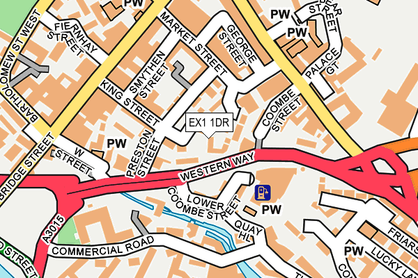 EX1 1DR map - OS OpenMap – Local (Ordnance Survey) EX1 1DR map - OS OpenMap – Local (Ordnance Survey)