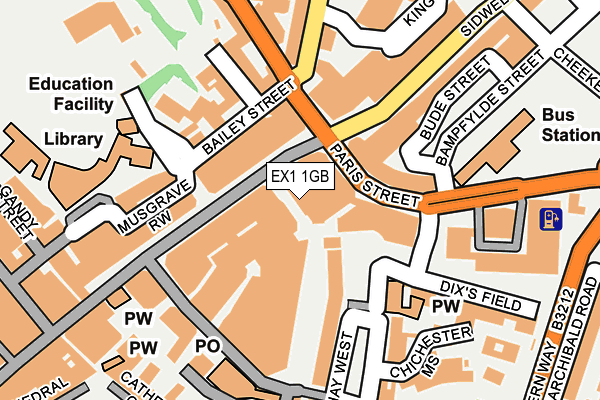 EX1 1GB map - OS OpenMap – Local (Ordnance Survey) EX1 1GB map - OS OpenMap – Local (Ordnance Survey)