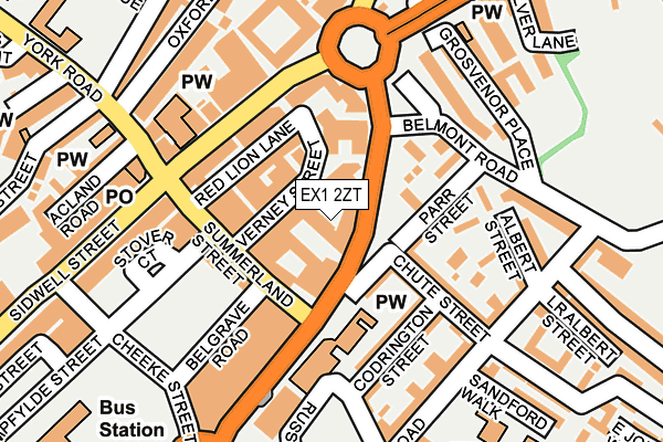 EX1 2ZT map - OS OpenMap – Local (Ordnance Survey) EX1 2ZT map - OS OpenMap – Local (Ordnance Survey)