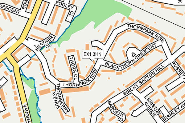 EX1 3HN map - OS OpenMap – Local (Ordnance Survey) EX1 3HN map - OS OpenMap – Local (Ordnance Survey)