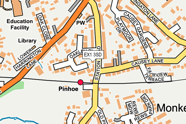 EX1 3SD map - OS OpenMap – Local (Ordnance Survey) EX1 3SD map - OS OpenMap – Local (Ordnance Survey)