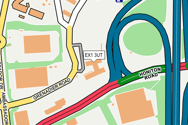 EX1 3UT map - OS OpenMap – Local (Ordnance Survey) EX1 3UT map - OS OpenMap – Local (Ordnance Survey)