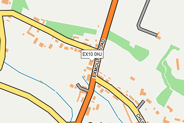 EX10 0HJ map - OS OpenMap – Local (Ordnance Survey) EX10 0HJ map - OS OpenMap – Local (Ordnance Survey)