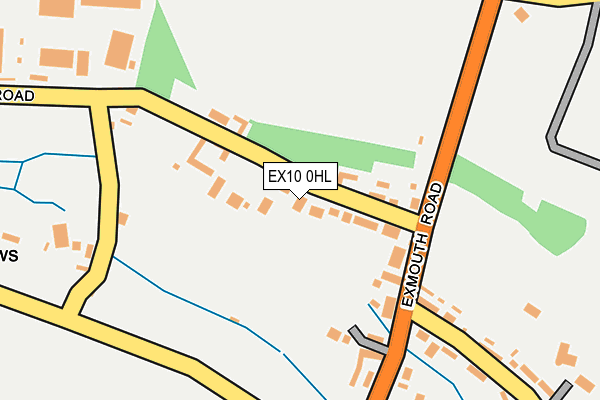 EX10 0HL map - OS OpenMap – Local (Ordnance Survey) EX10 0HL map - OS OpenMap – Local (Ordnance Survey)