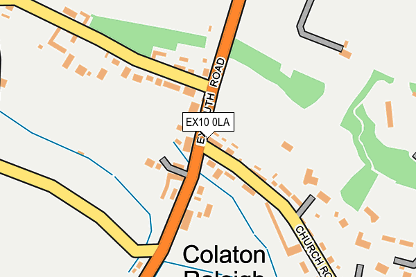 EX10 0LA map - OS OpenMap – Local (Ordnance Survey) EX10 0LA map - OS OpenMap – Local (Ordnance Survey)
