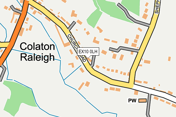 EX10 0LH map - OS OpenMap – Local (Ordnance Survey) EX10 0LH map - OS OpenMap – Local (Ordnance Survey)