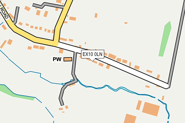 EX10 0LN map - OS OpenMap – Local (Ordnance Survey) EX10 0LN map - OS OpenMap – Local (Ordnance Survey)
