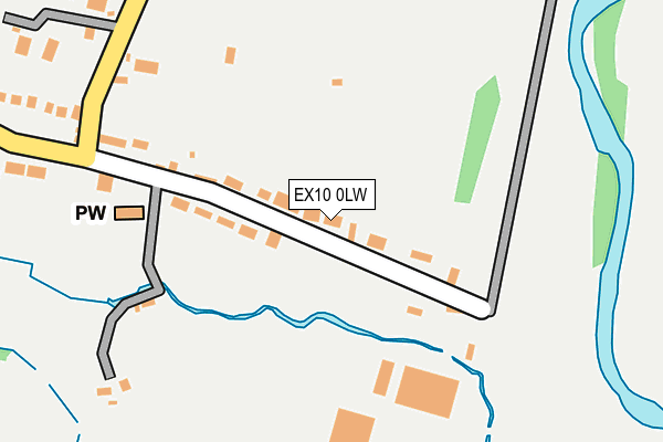 EX10 0LW map - OS OpenMap – Local (Ordnance Survey) EX10 0LW map - OS OpenMap – Local (Ordnance Survey)
