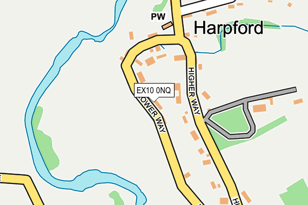 EX10 0NQ map - OS OpenMap – Local (Ordnance Survey)