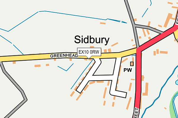 EX10 0RW map - OS OpenMap – Local (Ordnance Survey) EX10 0RW map - OS OpenMap – Local (Ordnance Survey)