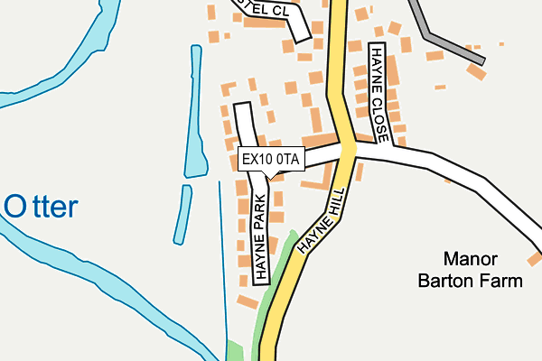 EX10 0TA map - OS OpenMap – Local (Ordnance Survey) EX10 0TA map - OS OpenMap – Local (Ordnance Survey)
