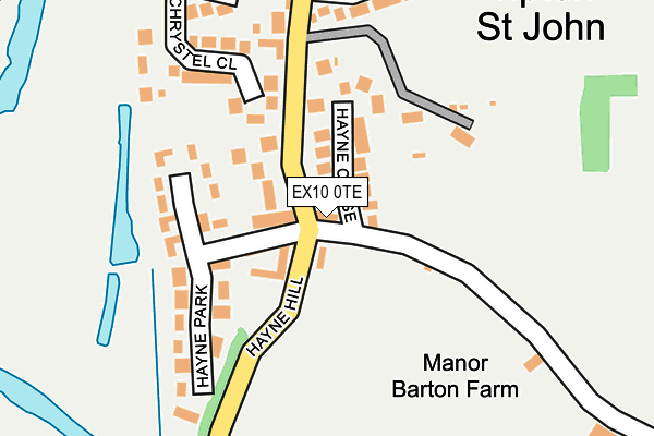 EX10 0TE map - OS OpenMap – Local (Ordnance Survey) EX10 0TE map - OS OpenMap – Local (Ordnance Survey)
