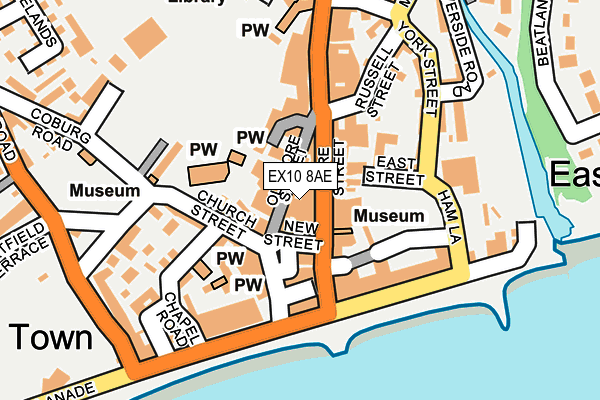 EX10 8AE map - OS OpenMap – Local (Ordnance Survey) EX10 8AE map - OS OpenMap – Local (Ordnance Survey)