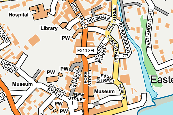 EX10 8EL map - OS OpenMap – Local (Ordnance Survey) EX10 8EL map - OS OpenMap – Local (Ordnance Survey)
