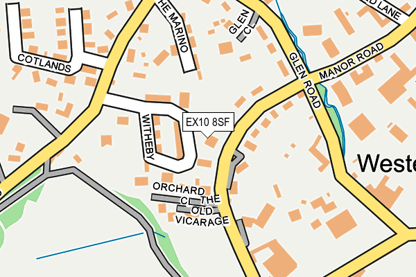 EX10 8SF map - OS OpenMap – Local (Ordnance Survey) EX10 8SF map - OS OpenMap – Local (Ordnance Survey)
