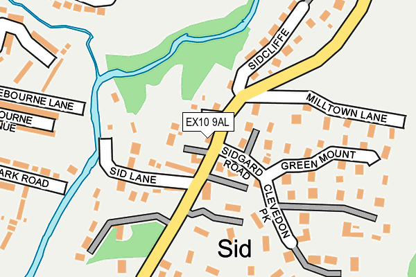 EX10 9AL map - OS OpenMap – Local (Ordnance Survey) EX10 9AL map - OS OpenMap – Local (Ordnance Survey)